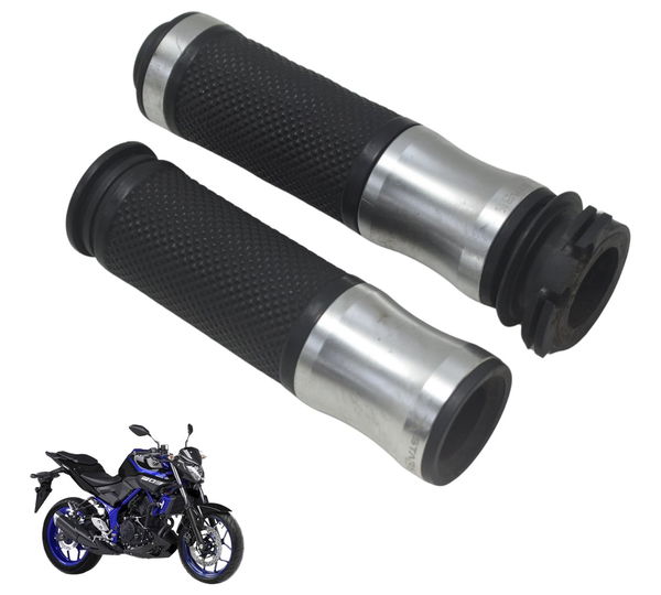 Par De Manoplas Esportiva Stark Race Yamaha Mt 03 16-19 Preto