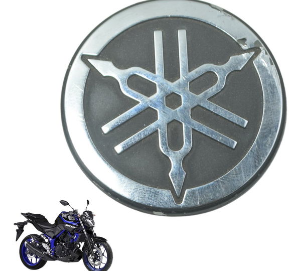 Emblema Acabamento Carenagem Yamaha Mt 03 Abs 16-19 Original Preto