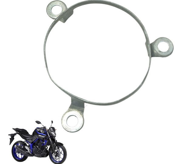 Suporte Pequeno Cubo Coroa C/ Avaria Yamaha Mt 03 16-19 Orig Prateado