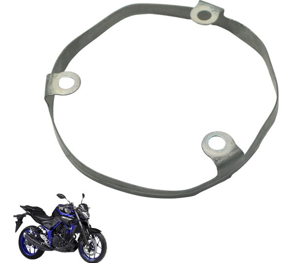 Suporte Grande Cubo Coroa C/ Avaria Yamaha Mt 03 16-19 Orig Prateado