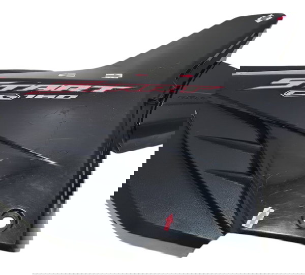 Carenagem Lateral Dir Honda Cg 160 Start 16/21 Detalhe 53688 Preto