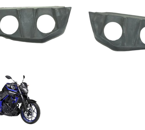 Par Borracha Acabamento Alça Yamaha Mt 03 16-19 Original