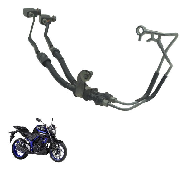Flexível Freio Dianteiro Abs Yamaha Mt 03 16-19 Original
