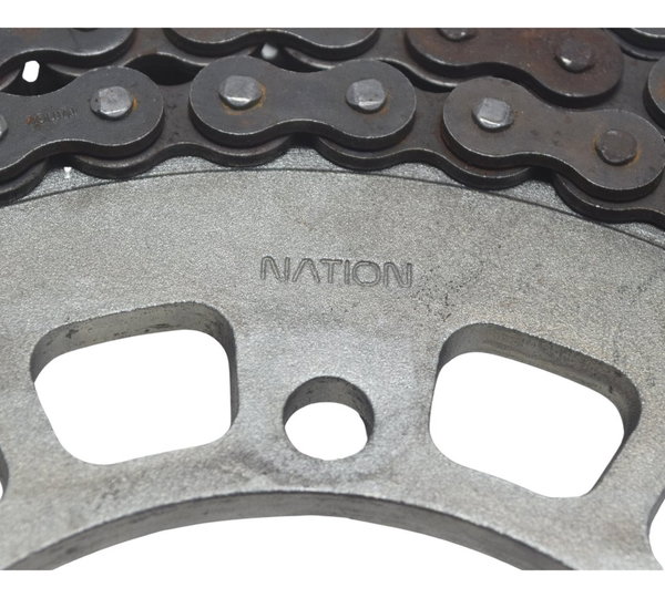 Kit Relação Nation Yamaha Mt 03 16-19 Prateado