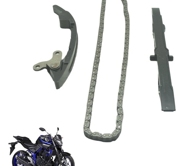Kit Guia Tensor Corrente Comando Yamaha Mt 03 16-19 Original