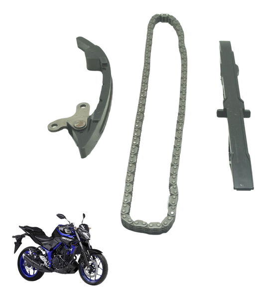 Kit Guia Tensor Corrente Comando Yamaha Mt 03 16-19 Original