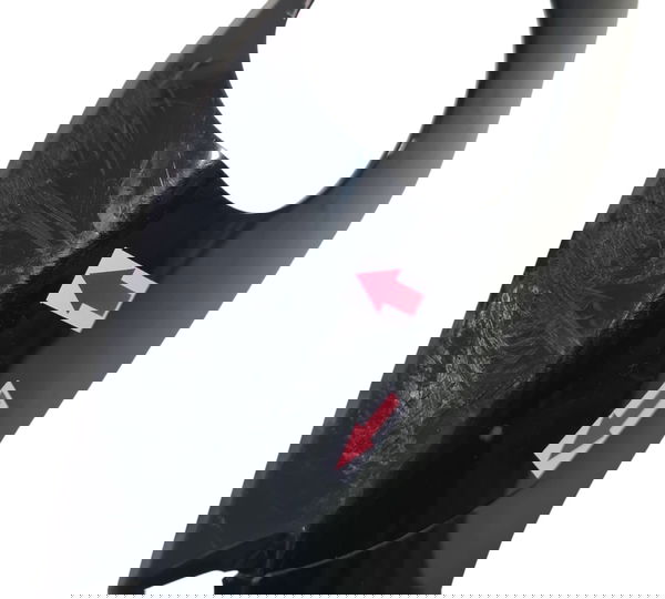 Carenagem Bananinha Farol Esq Cg 160 Fan 22/24 Detalhe 53685 Preto