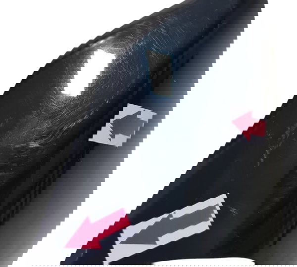 Carenagem Bananinha Farol Esq Cg 160 Fan 22/24 Detalhe 53685 Preto