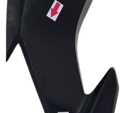 Carenagem Bananinha Farol Esq Cg 160 Fan 22/24 Detalhe 53685 Preto