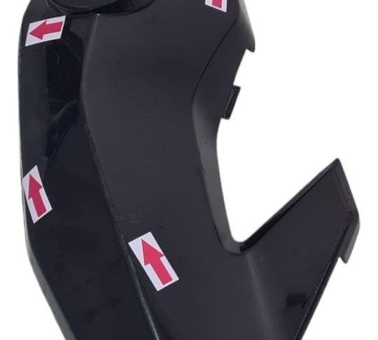 Carenagem Bananinha Farol Esq Cg 160 Fan 16/20 Detalhe 53712 Preto