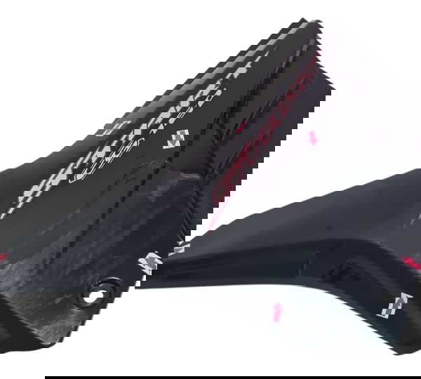 Carenagem Lateral Esq Honda Cg 160 Start 16/24 Avaria 53611 Preto