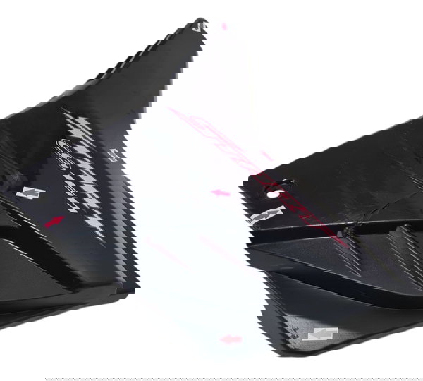 Carenagem Lateral Esq Honda Cg 160 Start 16/24 Avaria 53611 Preto