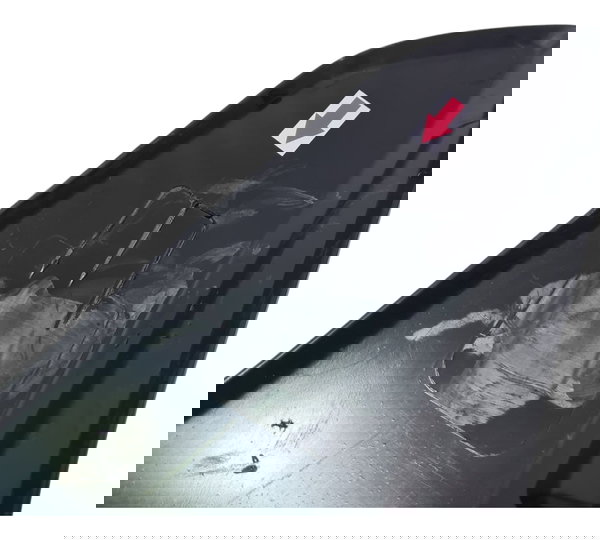 Carenagem Lateral Esq Honda Cg 160 Start 16/24 Avaria 53611 Preto