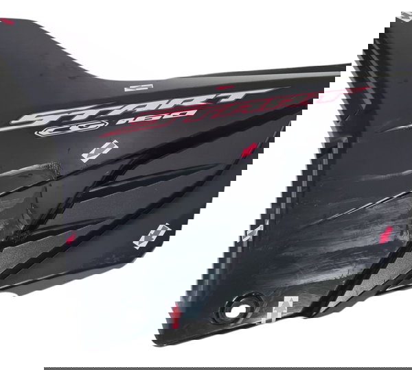 Carenagem Lateral Esq Honda Cg 160 Start 16/24 Avaria 53611 Preto