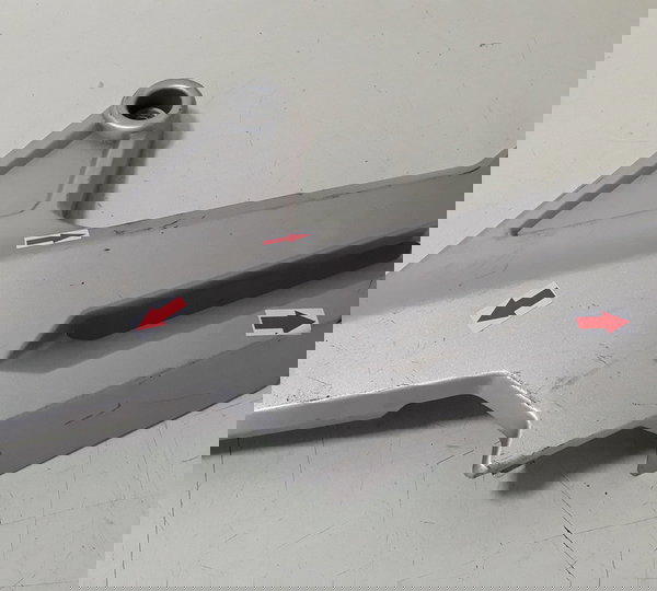 Carenagem Acabamento Lateral Adv 150 24/24 L/d Orig 53609 Prateado