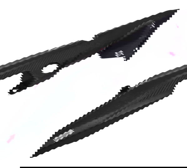 Carenagem Rabeta Esq Honda Pop 110i 19/24 Detalhes 53554 Preto