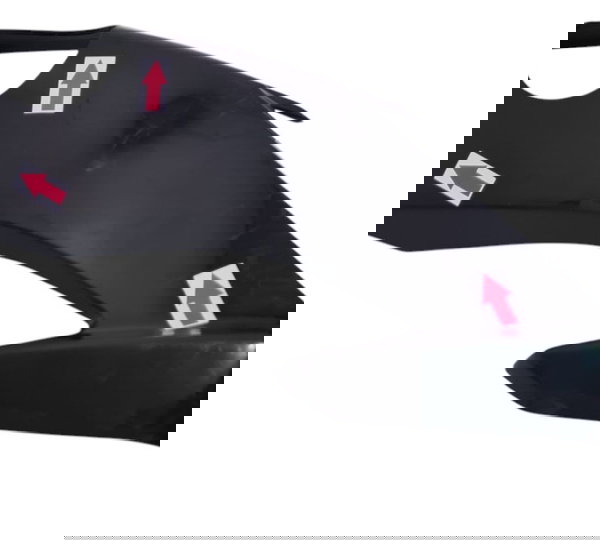 Carenagem Bananinha Farol Dir Cg 160 Fan 22/24 Avaria 53551 Preto