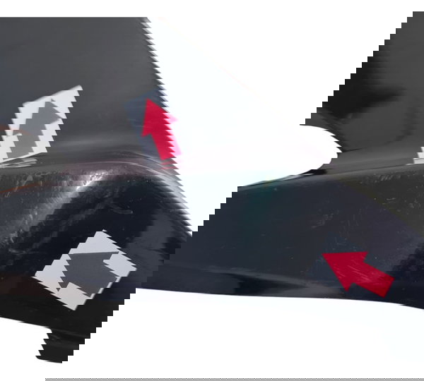 Carenagem Bananinha Farol Dir Cg 160 Fan 22/24 Avaria 53551 Preto