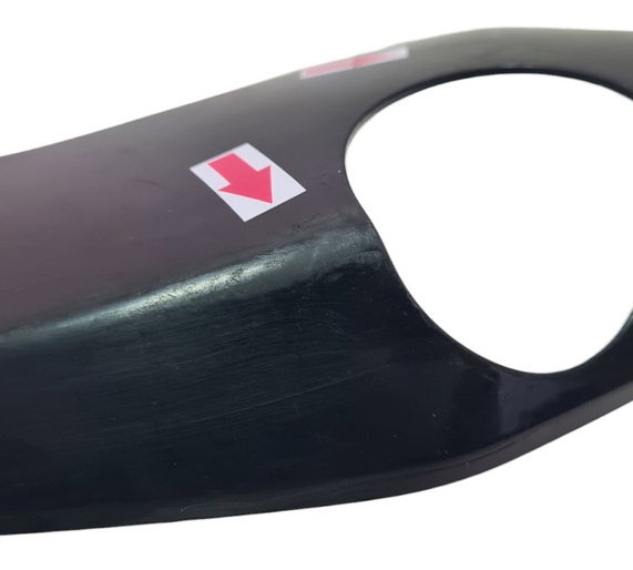 Carenagem Bananinha Farol Dir Cg 160 Fan 22/24 Avaria 53551 Preto