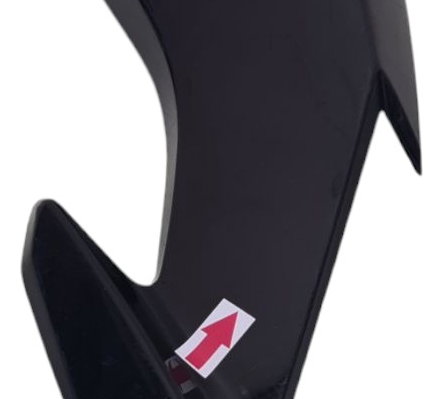 Carenagem Bananinha Farol Dir Cg 160 Fan 22/24 Avaria 53551 Preto