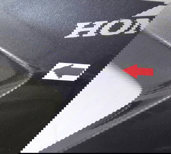 Aba Tanque Honda Cg 160 Fan 22/23 L/d Orig Detalhe 53628 Cinza