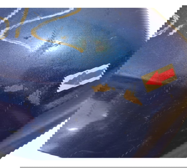 Carenagem Paralama Lateral Dir Biz 100 98/04ori 31656 Avaria Azul