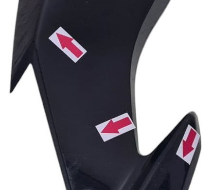 Carenagem Bananinha Esq Cg 160 Fan 23/24 Ori Descrição 53190 Preto