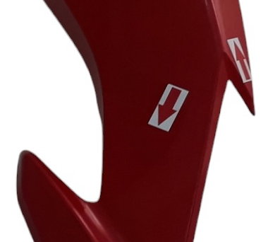 Carenagem Bananinha Dir Cg 160 Fan 22/24 Ori Descriçao 53061 Vermelho