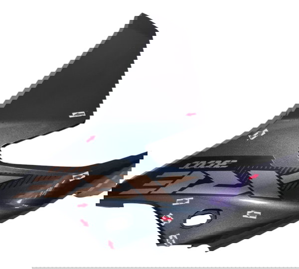 Carenagem Aba Tanque Dir Honda Xre 300 2022 Trincada 53128 Cinza-escuro