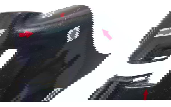 Carenagem Chassi Esq Honda Shadow 600 98/04 Descrição 52835