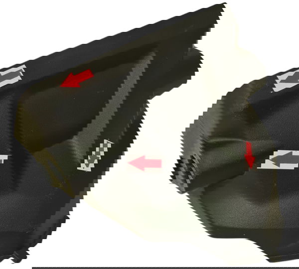 Carenagem Superior Painel Cb 300 Twister 23/24 Avaria 53023 Preto