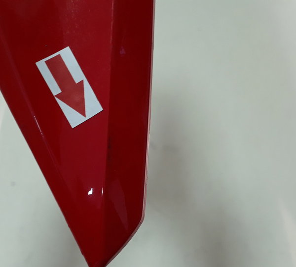 Carenagem Bananinha Esq Cb 300 Twister 23/24 Avaria 53000 Vermelho
