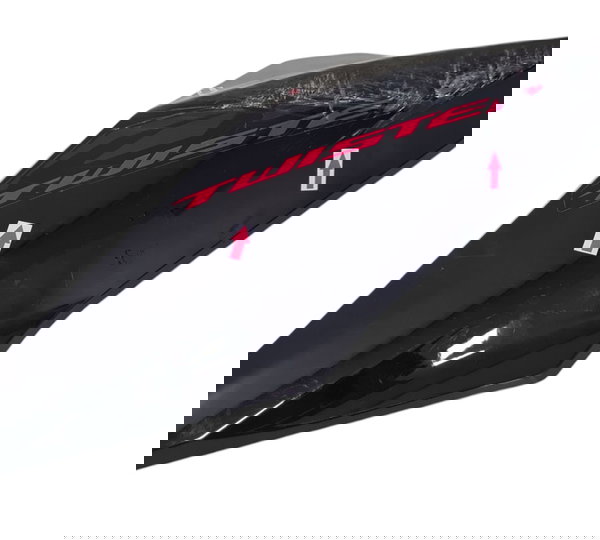 Carenagem Aba Tanque Esq Cb 300 Twister 23/25 Avaria 53042 Preto