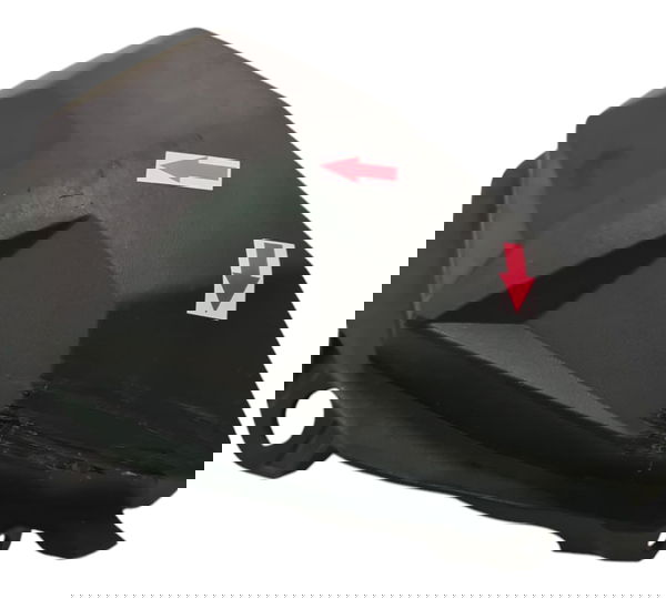 Carenagem Frontal Painel Cb 250 Twister 16/21 Detalhe 53064 Preto