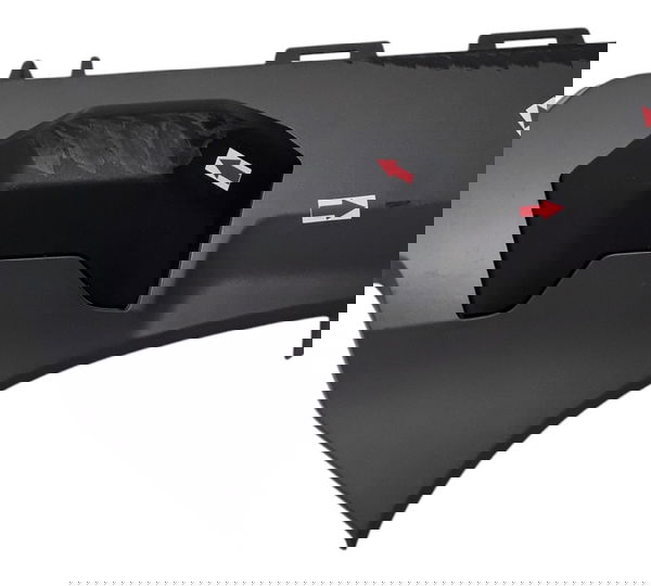 Carenagem Lateral Motor Honda Goldwing L/e Orig Ralada 53037 Cinza-escuro