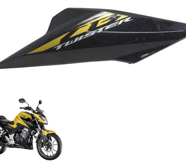 Carenagem Aba Tanque Direit Honda Cb 300f Twister 23-24 Orig Preto