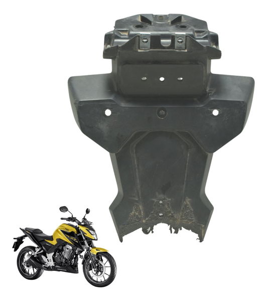 Suporte Placa C/ Avaria Honda Cb 300f Twister 23-24 Original