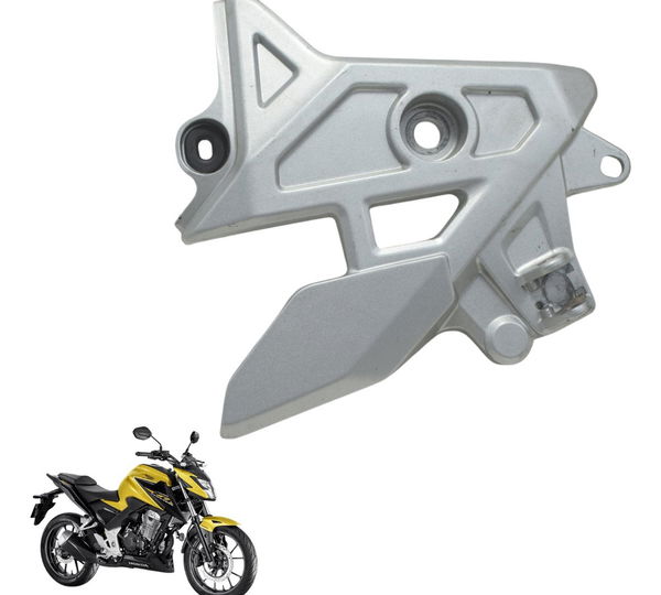 Bacalhau Dianteiro Direito Honda Cb 300f Twister 23-24 Orig Prateado