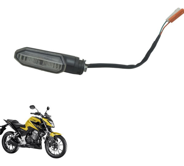 Pisca Dianteiro Esquerdo Honda Cb 300f Twister 23-24 Orig Esquerdo Preto