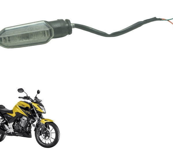 Pisca Dianteiro Esq Detalhe Honda Cb 300f Twister 23-24 Orig Direito Prateado