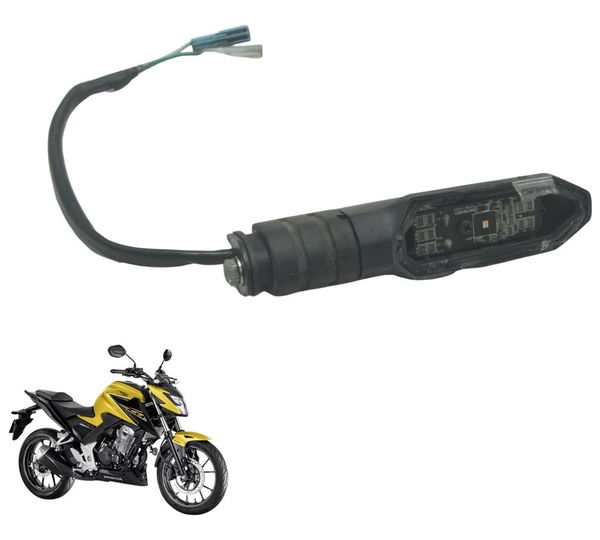 Pisca Traseir Dir C/ Avaria Honda Cb 300f Twister 23-24 Orig Direito Preto