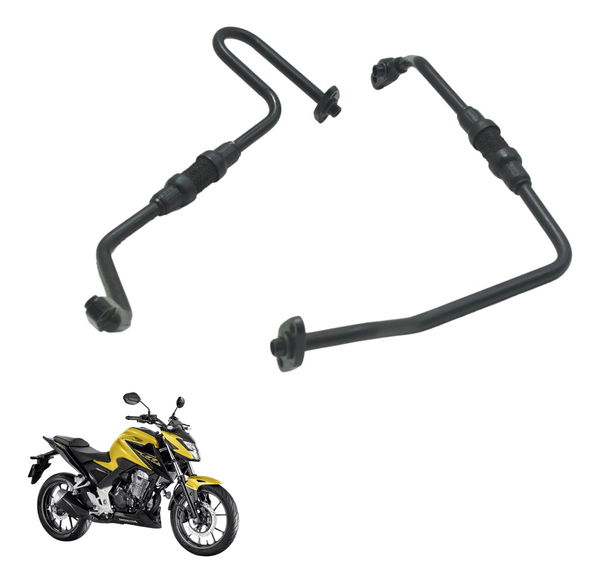 Par Mangueira Óleo Honda Cb 300f Twister 23-24 Original