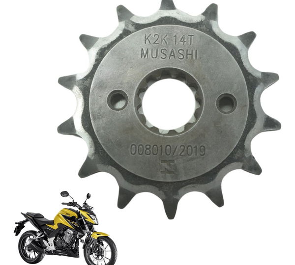 Pinhão 14 Dentes Honda Cb 300f Twister 23-24 Original