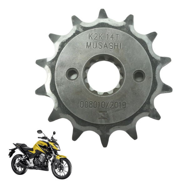Pinhão 14 Dentes Honda Cb 300f Twister 23-24 Original