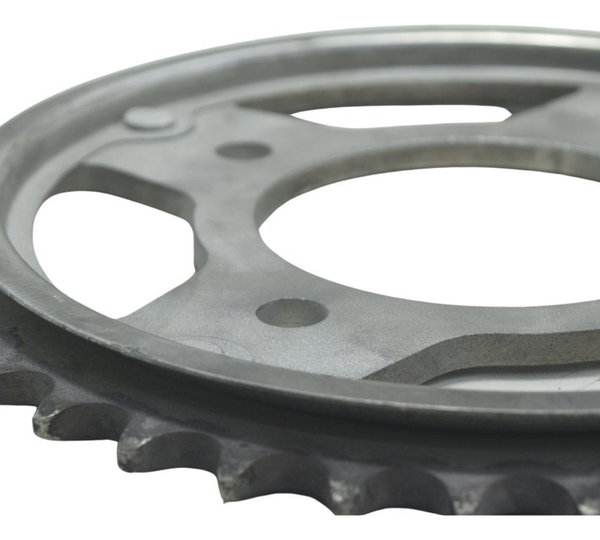 Coroa 40 Dentes C/ Detalhes Honda Cb 300f Twister 23-24 Orig Cinza