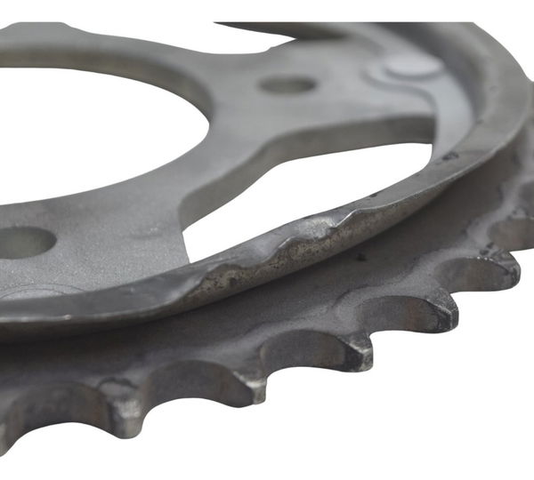 Coroa 40 Dentes C/ Detalhes Honda Cb 300f Twister 23-24 Orig Cinza