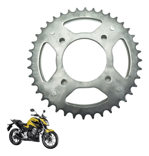Coroa 40 Dentes C/ Detalhes Honda Cb 300f Twister 23-24 Orig