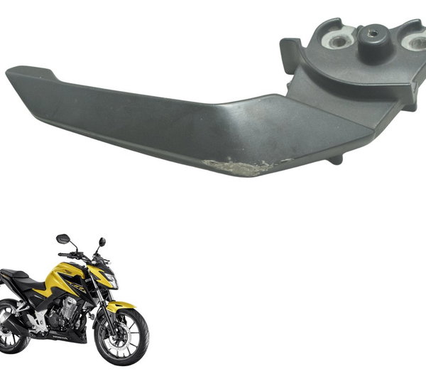 Alça Traseira Dir C/ Avaria Honda Cb 300f Twister 23-24 Orig Preto