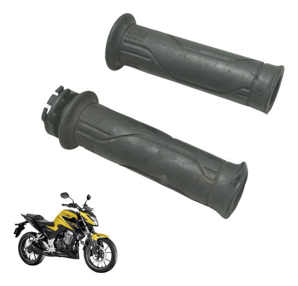 Par Manoplas C/ Avaria Honda Cb 300f Twister 23-24 Original