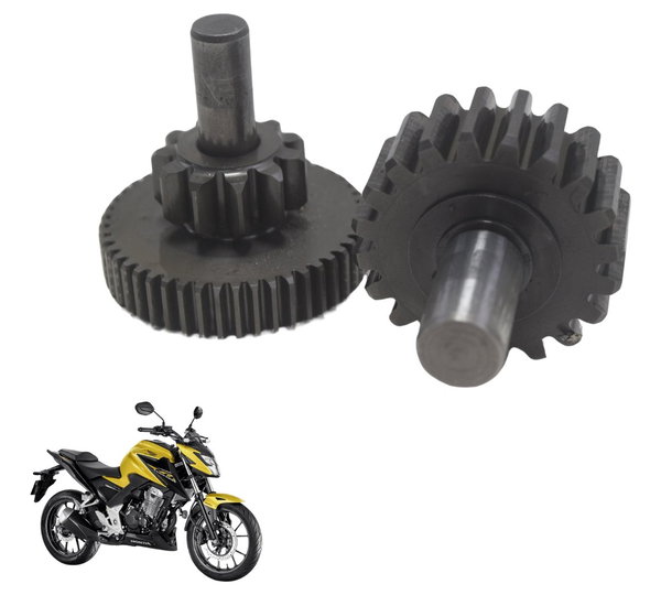 Par Engrenagem Partida Honda Cb 300f Twister 23-24 Original